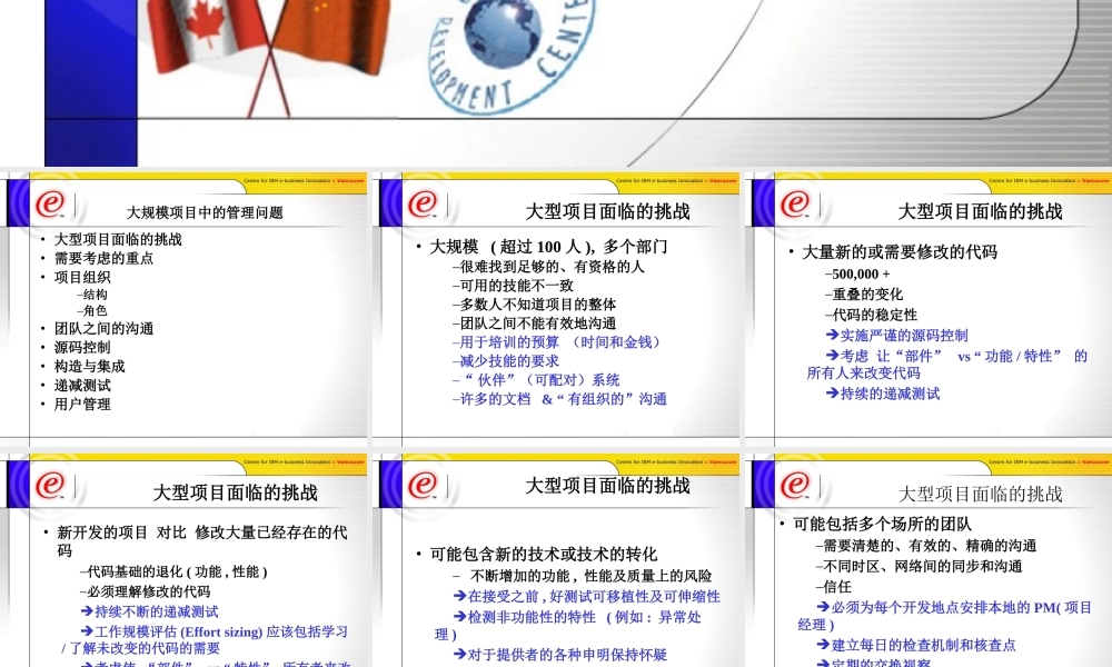 如何处理大规模项目中的管理问题