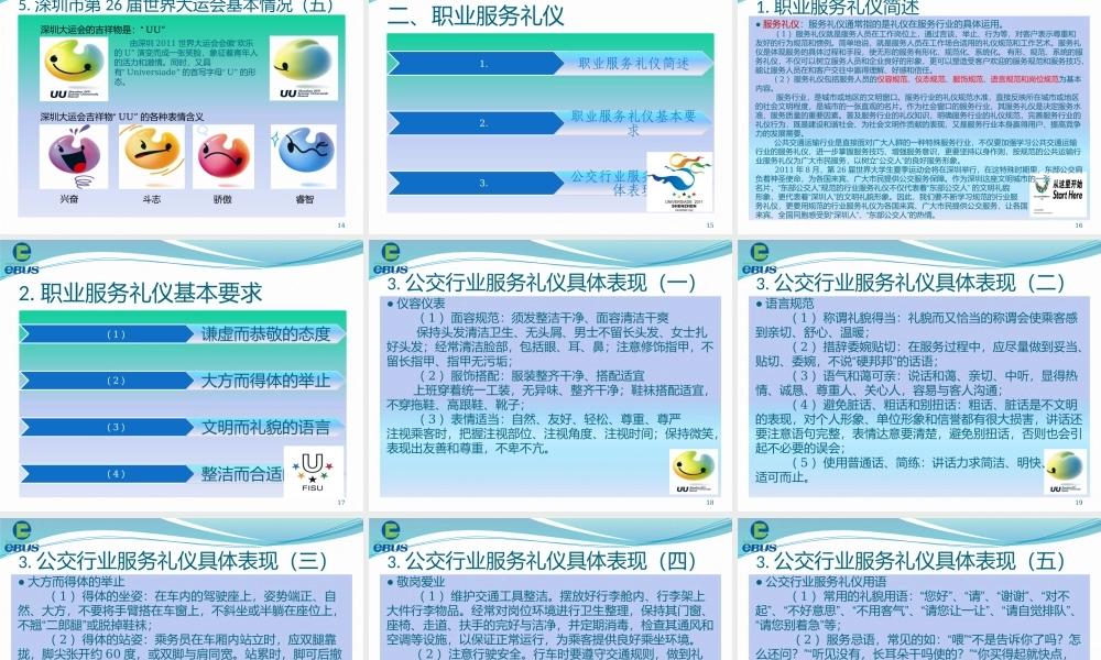 某公司基本知识及礼仪培训课件
