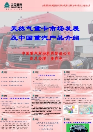 天然气重卡市场发展