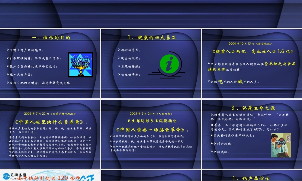 天狮产品演示