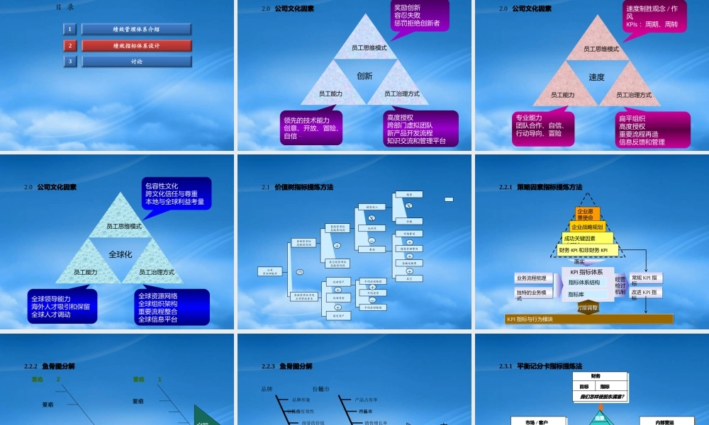 某公司级绩效管理体系设计课件