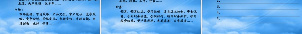 服装行业绩效管理体系与岗位分析