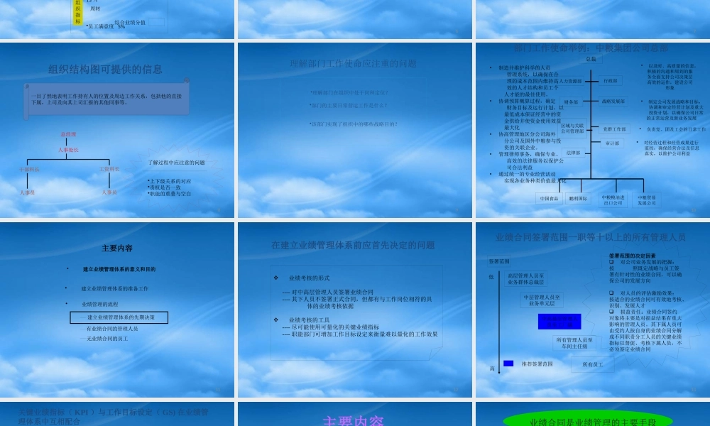 服装行业建立业绩管理体系的意义与流程
