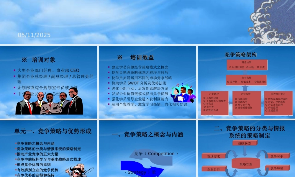 服装行业竞争策略与方案选择