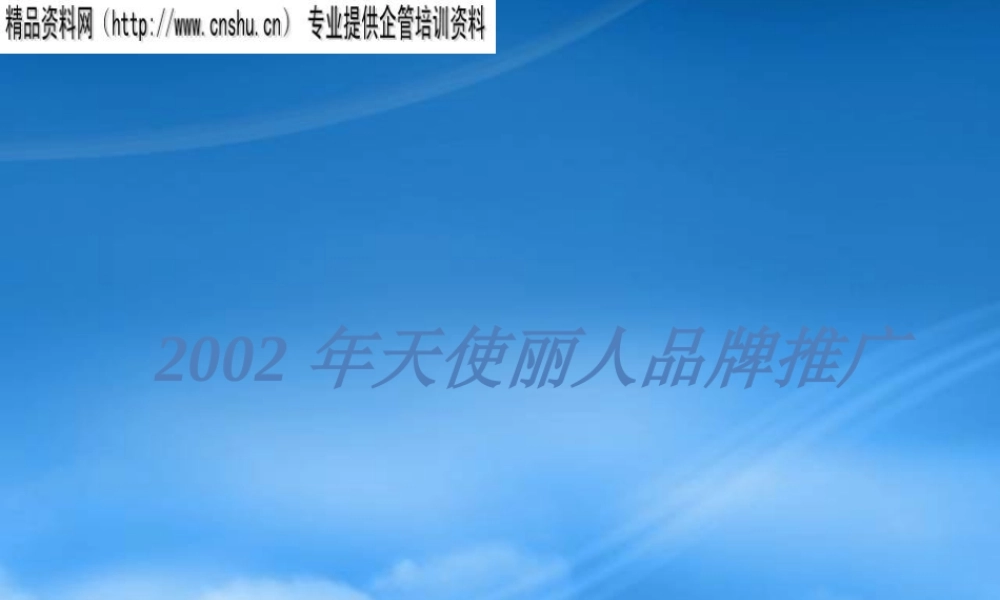 天使丽人品牌推广(1)