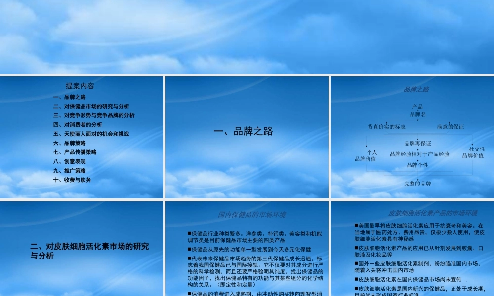 天使丽人品牌推广（PPT 92页）