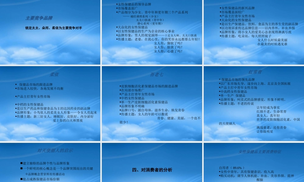 天使丽人品牌推广（PPT 92页）