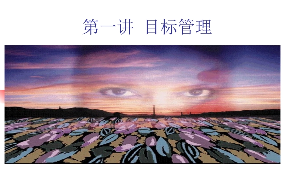 服装行业目标管理的重要性