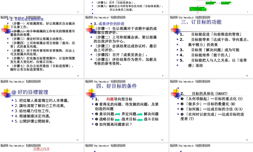 服装行业目标管理与绩效考核培训课程