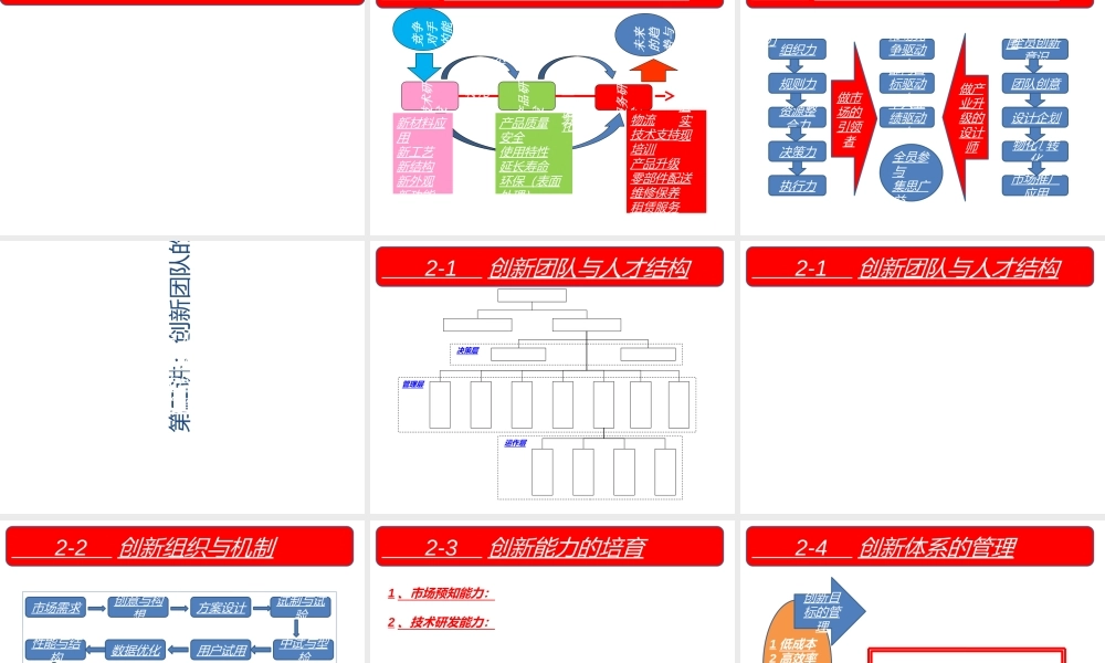 某公司技术创新体系的构建与运作实践教材