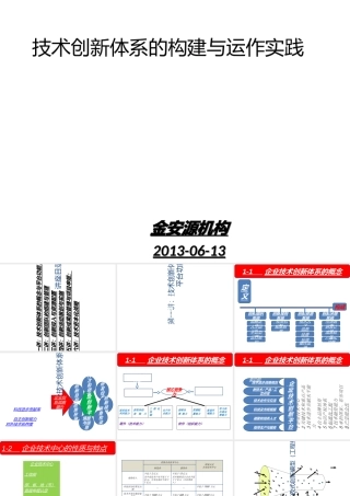 某公司技术创新体系的构建与运作实践教材