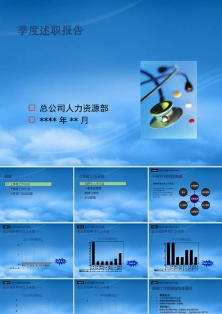 某公司季度述职报告