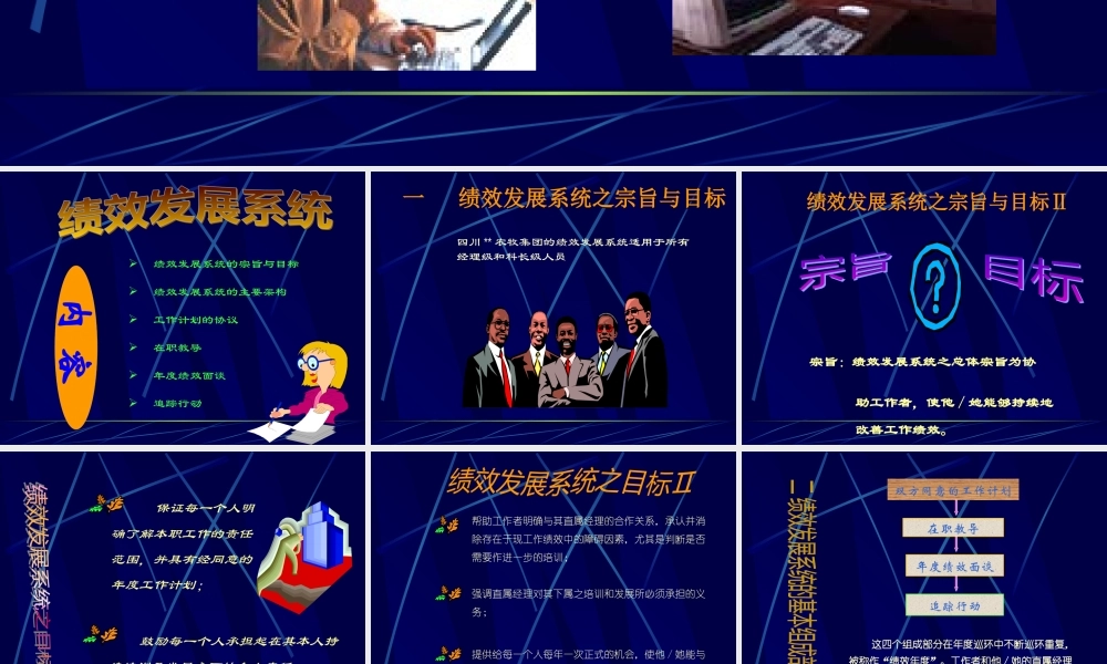 某公司绩效发展系统简介