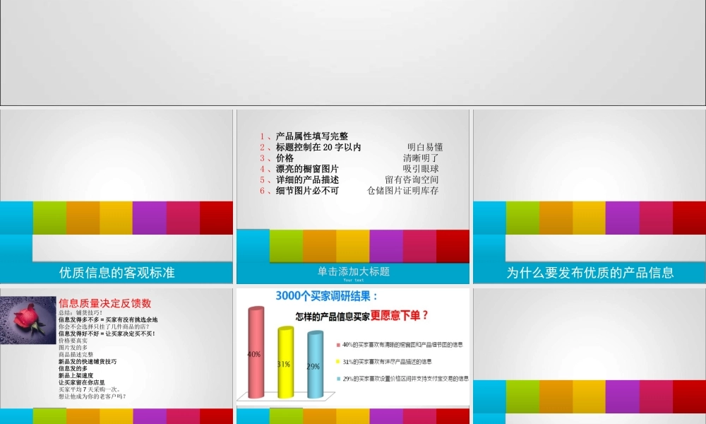 如何创造一则吸引人眼球的产品信息
