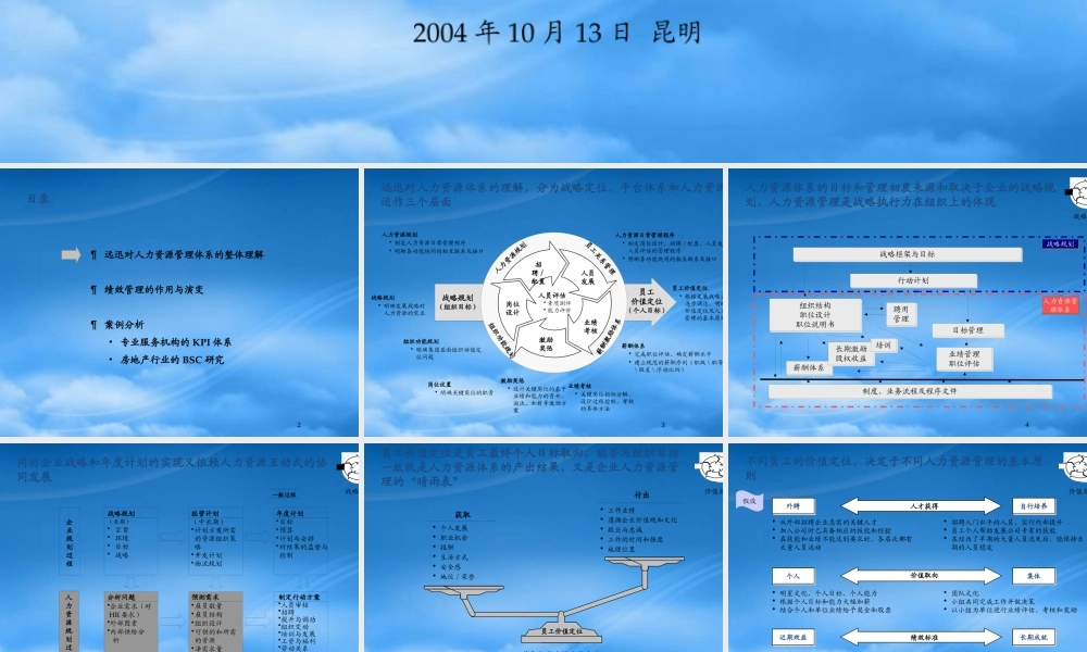 某公司绩效管理的作用与演变