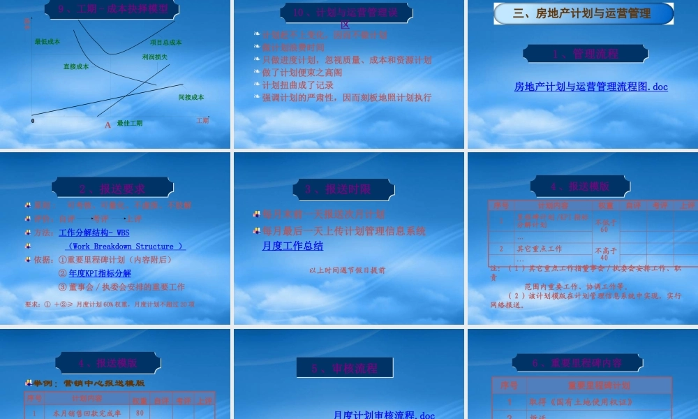 天泰地产_房地产计划与运营管理体系_38PPT