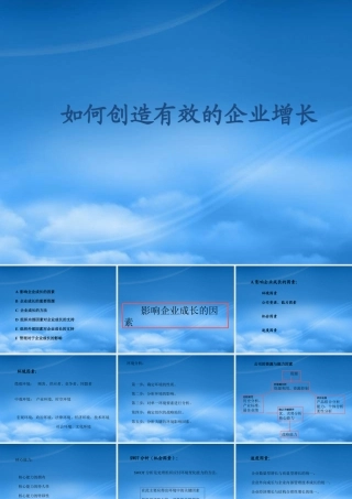 如何创造有效的企业增长