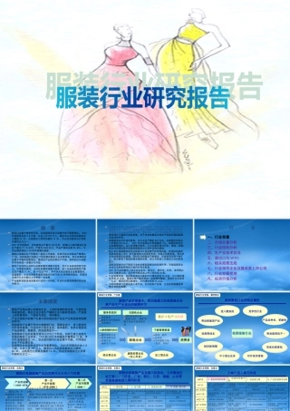 服装行业研究分析报告