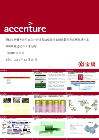 某公司绩效管理和薪酬激励体系咨询项目建议书