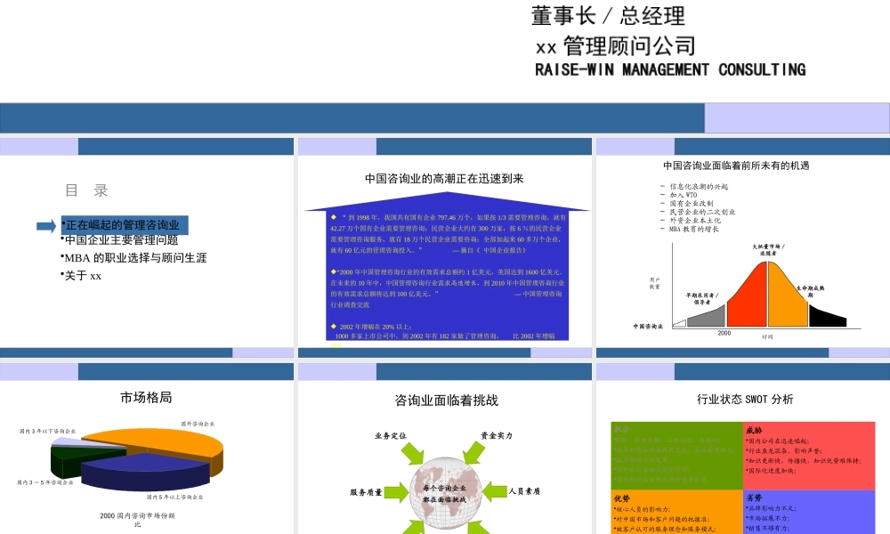 如何从MBA成为咨询顾问
