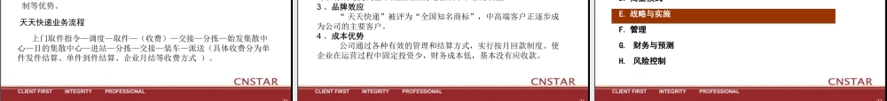 天天快商业计划书