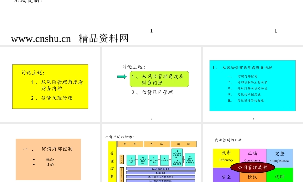 如何从风险管理角度看财务内控