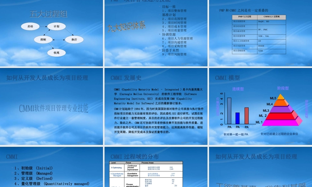 如何从开发人员成长为项目经理