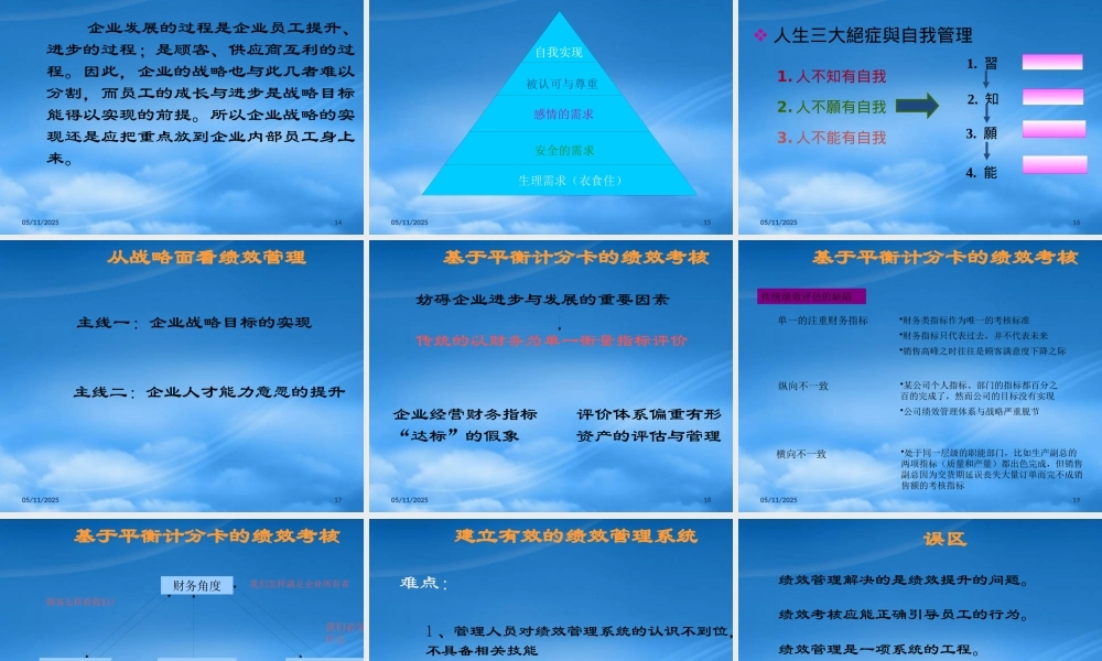 某公司绩效管理实施及推行实务-yjihje