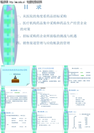 如何从医院的角度看药品招标采购
