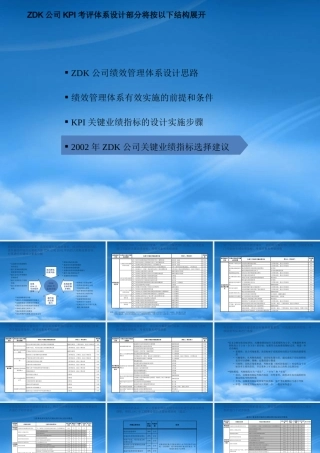 某公司绩效管理体系设计