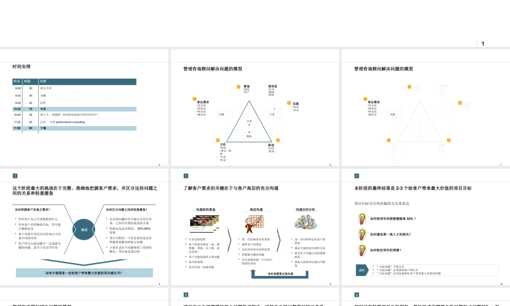如何从咨询顾问的角度解决企业问题