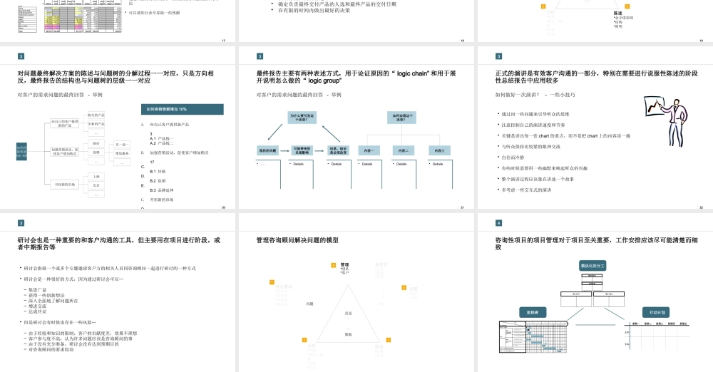 如何从咨询顾问的角度解决企业问题