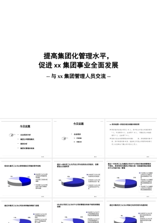 如何促进某集团事业全面发展