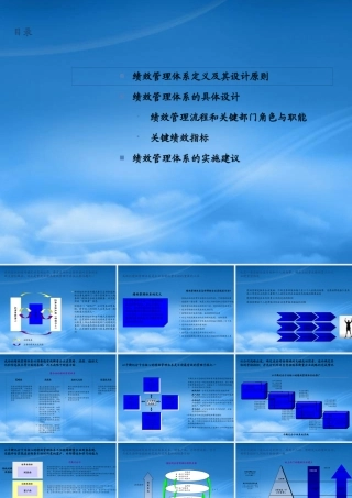 某公司绩效管理体系设计与定义