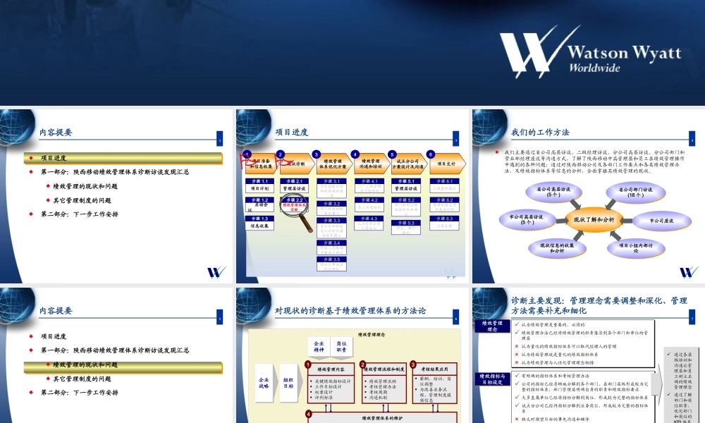 某公司绩效管理体系现状诊断报告