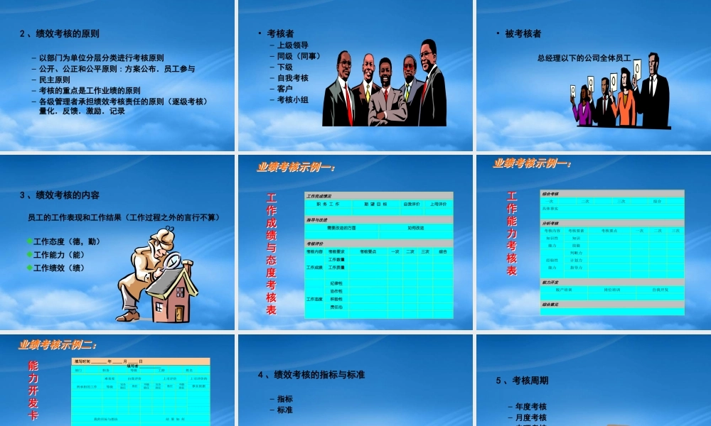 某公司绩效管理系统的建立与运作