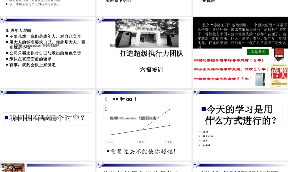 如何打造超级执行力团队