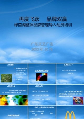 天艺-绿茵阁整体品牌管理导入动员培训