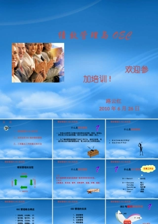 某公司绩效管理与OEC培训课件