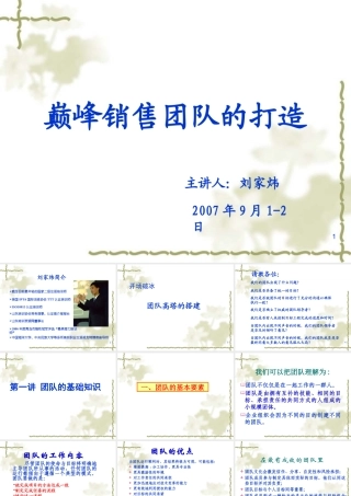 如何打造巅峰的销售团队