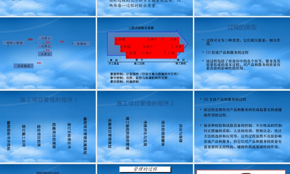 施工过程管理