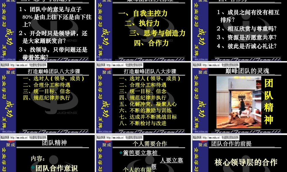 如何打造巅峰团队