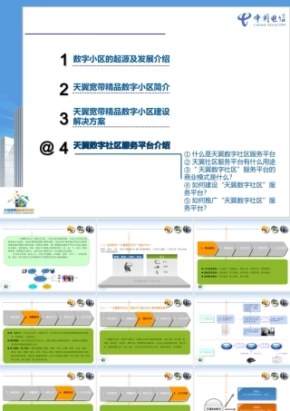 天翼数字小区项目介绍