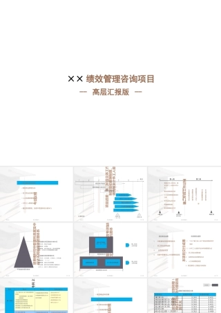 某公司绩效管理咨询项目高层汇报