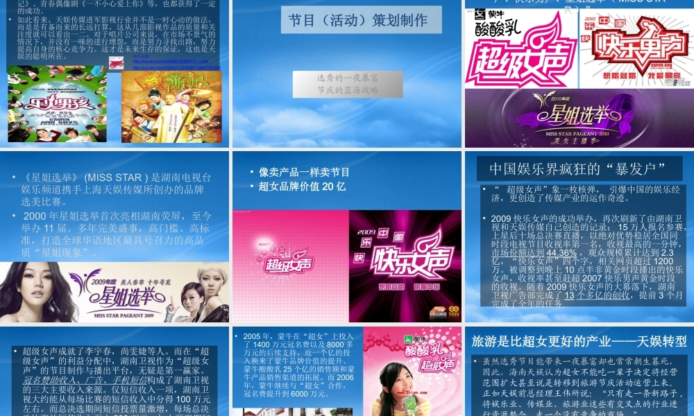 天娱传媒事业运营介绍