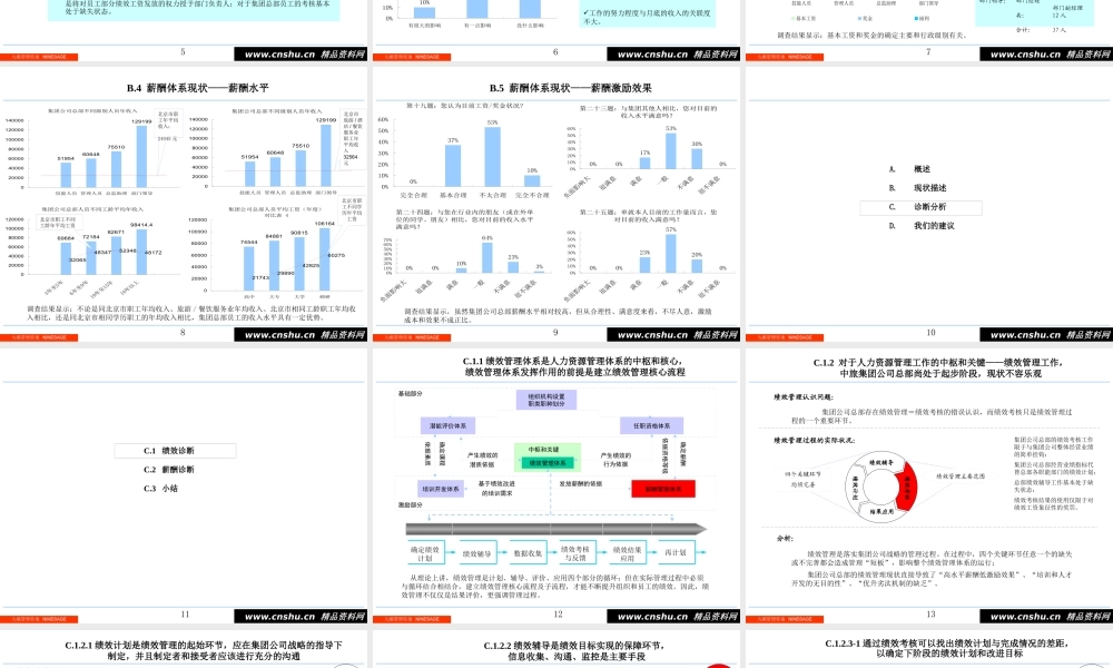 某公司绩效和薪酬管理诊断分析报告