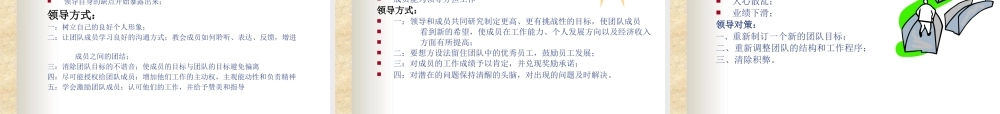 如何打造高绩效的团队（PPT66页)
