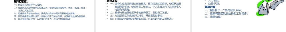 如何打造高绩效的团队讲义(PPT 66页)