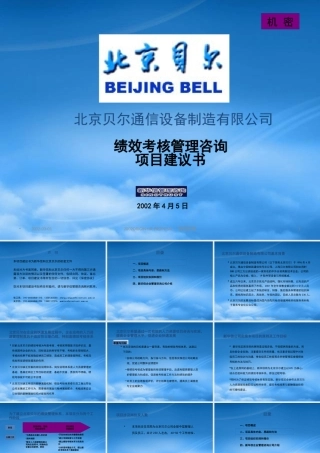 某公司绩效考核管理项目建议书