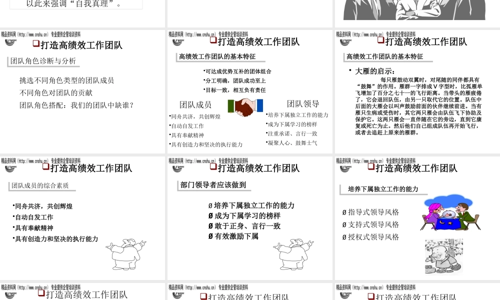如何打造高绩效工作团队